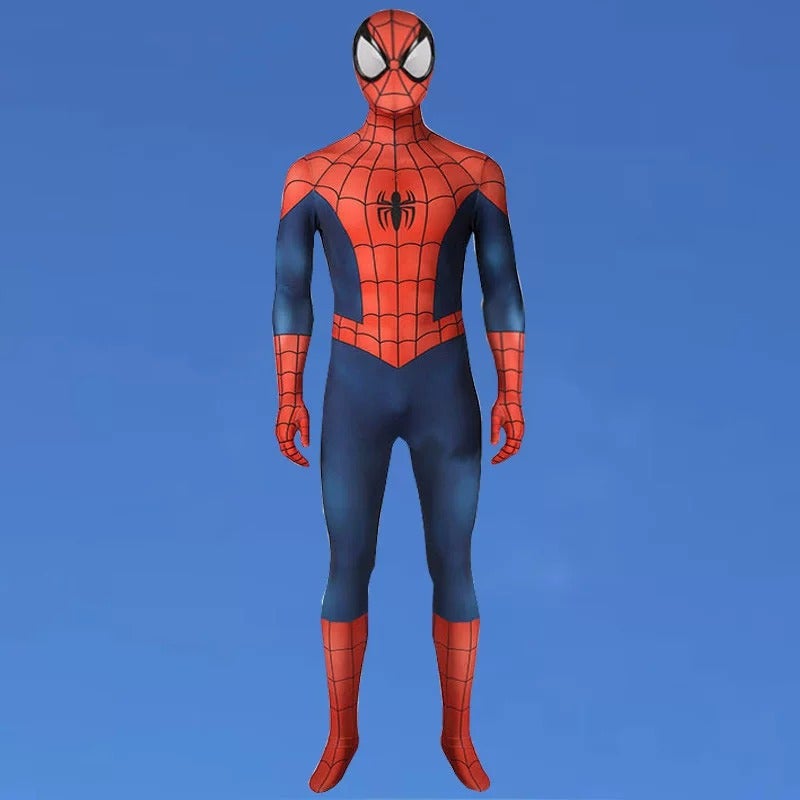 Spider-Man Miles Morales Cosplay Costume – Adults & Kids Premium Superhero Suit for Halloween, Comic Con & Parties