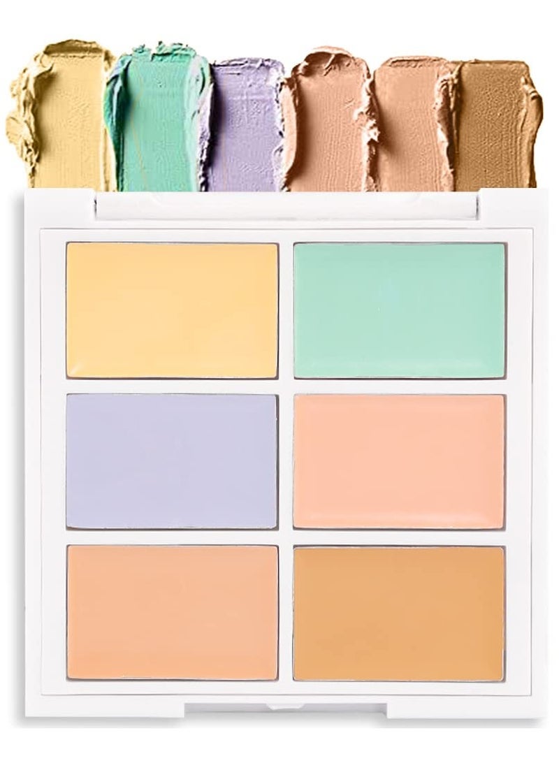evpct Concealer Cream Makeup Palette Color Corrector,Under Eye Brightener Concealer Dark Circle Concealer Palette,Waterproof Foundation Cream Based Makeup Palette Full Face Contour Kit for Beginners - Image 1