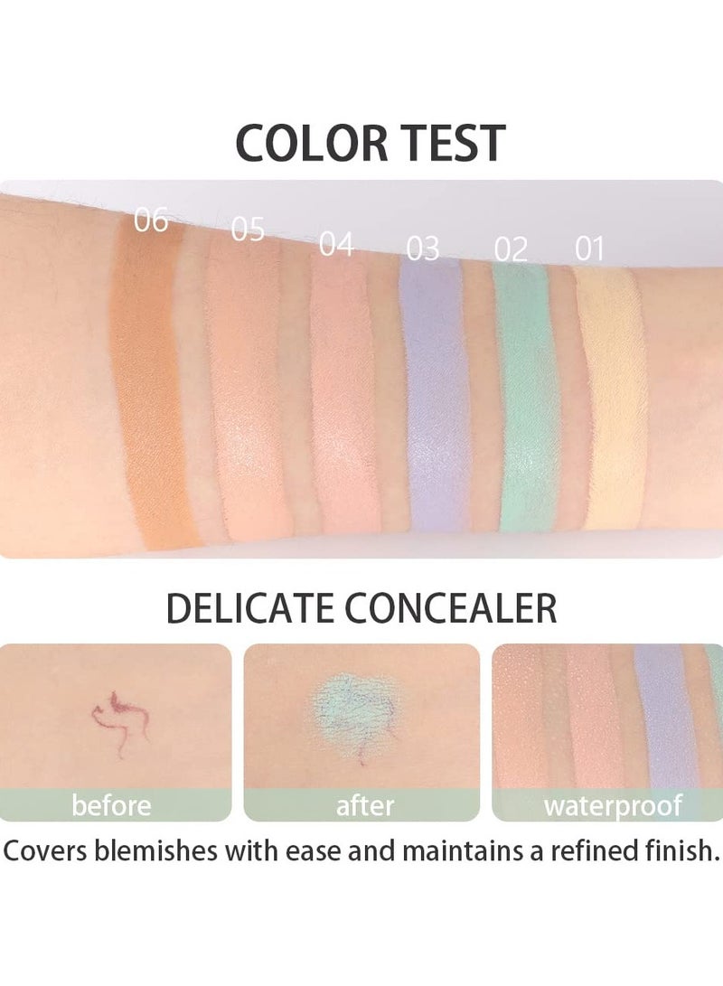evpct Concealer Cream Makeup Palette Color Corrector,Under Eye Brightener Concealer Dark Circle Concealer Palette,Waterproof Foundation Cream Based Makeup Palette Full Face Contour Kit for Beginners - Image 3