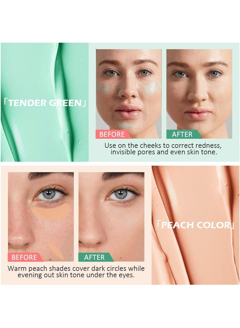 evpct Concealer Cream Makeup Palette Color Corrector,Under Eye Brightener Concealer Dark Circle Concealer Palette,Waterproof Foundation Cream Based Makeup Palette Full Face Contour Kit for Beginners - Image 4