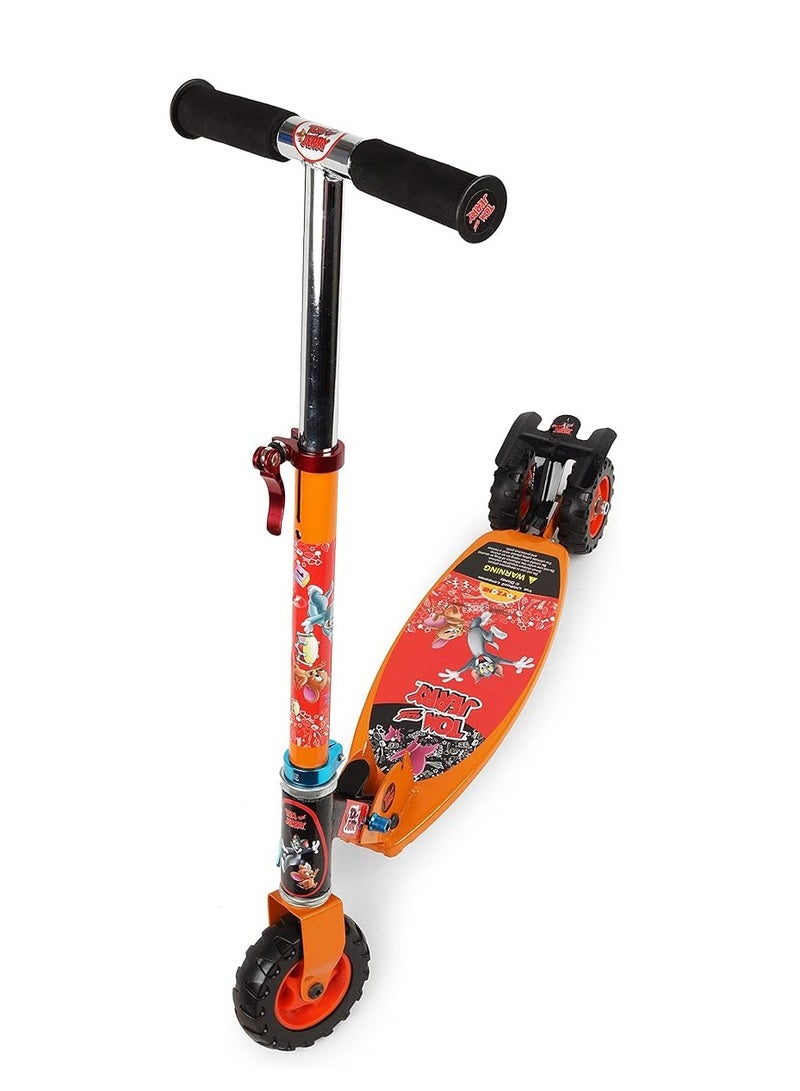 توي زون سكوتر بيضاوي للأطفال للتزلج | سكوتر ركلة ذكي | ارتفاع قابل للتعديل وفرامل خلفية | سكوتر قابل للطي | للأطفال بعمر 6 سنوات فما فوق - Image 2