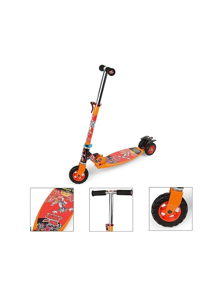 توي زون سكوتر بيضاوي للأطفال للتزلج | سكوتر ركلة ذكي | ارتفاع قابل للتعديل وفرامل خلفية | سكوتر قابل للطي | للأطفال بعمر 6 سنوات فما فوق - Image 4