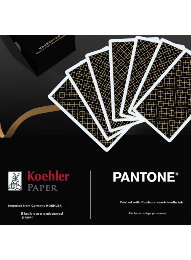 Dechen Dichen Professional Association-selected Guan Cards, German Black Core, Two Decks In One Box, Durable For Compeions - Image 2