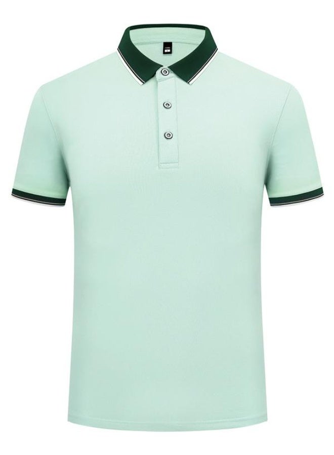 Summer Polo Shirt for Men and Women Casual Workwear Advertising Shirt with Cultural Printing Versatile for All Season  - Image 1