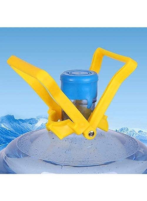 Genericc Water Bottle Handle Lifter Ergonomic Plastic Labor Saving Water Barrel Holding Ring Pail Buckets Lifter Multicolour 20L Bottle Lifter Pack of 1 