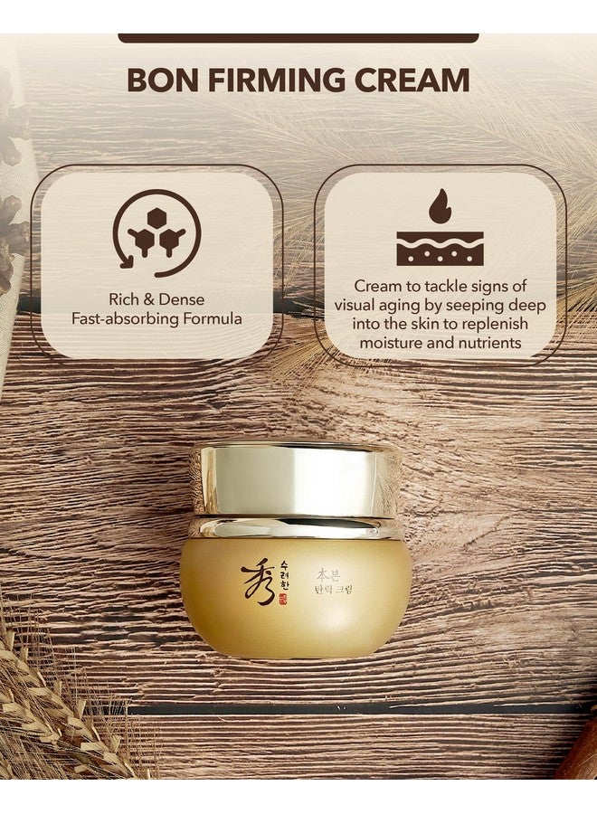 Sooryehan Spring Event Bon (Firming Cream, 2.5fl oz) - Tighten & Nourish, Korean Skin Care. Elasticity Care Moisturizer for Face, Neck by LG Beauty. Ginseng, Ginsenocide, Amino Acids. - Image 5