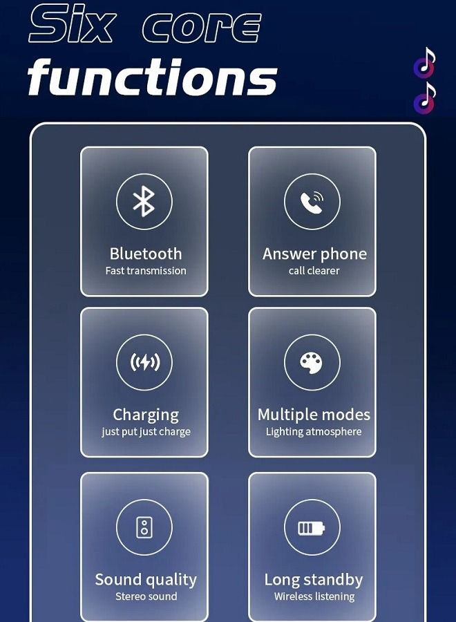 جوي وورلد متعدد الوظائف شاحن لاسلكي RGB ضوء المنبه مكبر صوت بلوتوث الذكية - Image 4