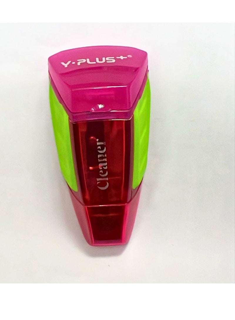 Y plus+ 24-Pieces Cleaner Soft Grip Sharpener And Eraser Assorted Color - Image 2