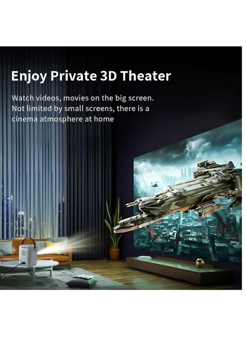 Umiio - Portable Video Projector HDMI USB AV Interface Bluetooth WiFi Game TV 1080P Screen Android Projector - Image 1