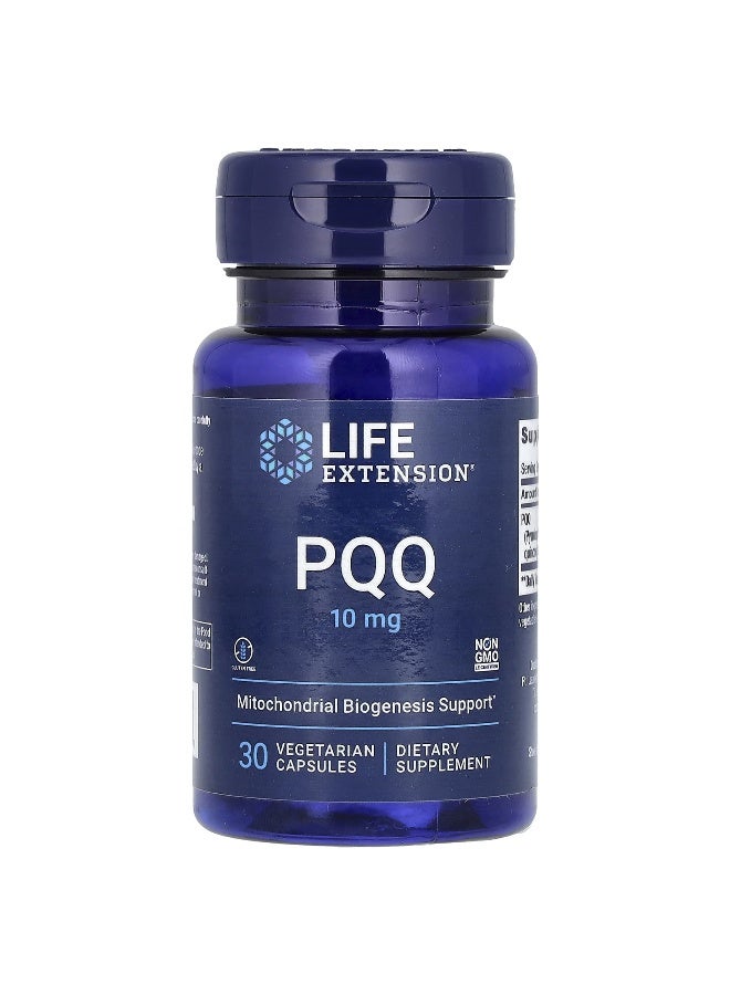LifeExtension لايف إكستينشن، كبسولات PQQ، 10 ملغ، 30 كبسولة نباتية (قد يختلف التغليف) - Image 1
