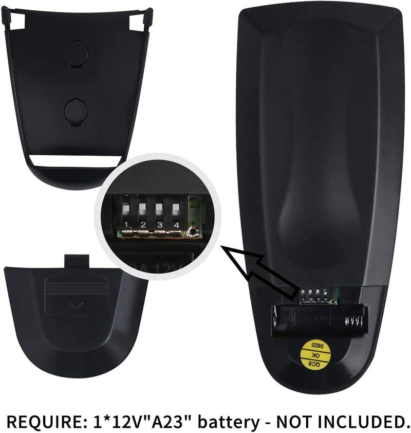 Eogifee UC7083T Ceiling Fan Remote Control Replacement of Hampton Bay with Dim Light,3 Speed Control with Wall Mount Only Remote - Image 3