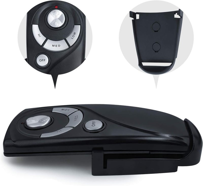 Eogifee UC7083T Ceiling Fan Remote Control Replacement of Hampton Bay with Dim Light,3 Speed Control with Wall Mount Only Remote - Image 2