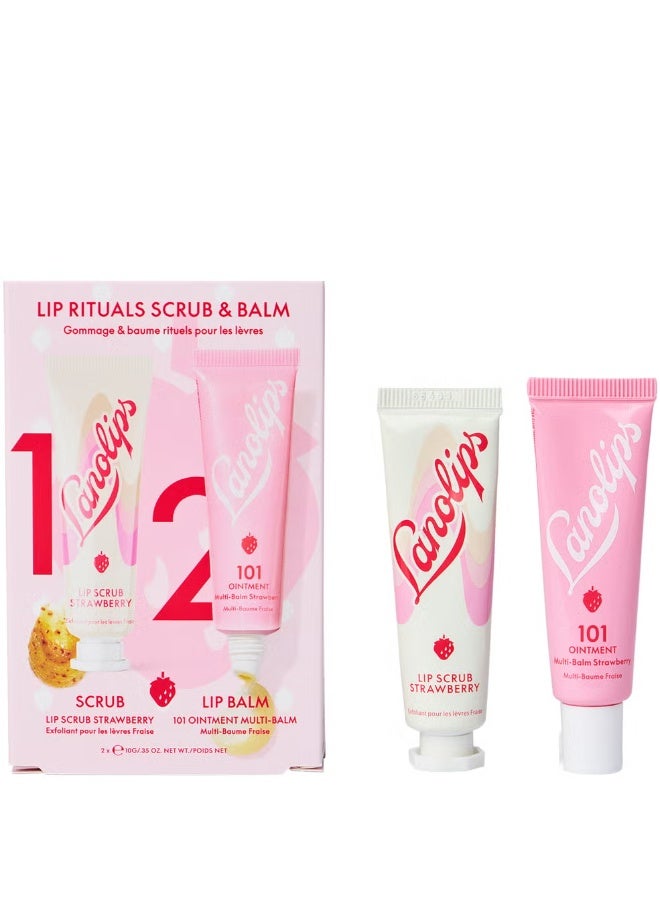 لانو ليبس مقشر وبلسم الشفاه لانوليبس بنكهة الفراولة - Image 1