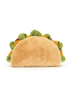 Jellycat Jellycat Amuseables Taco Stuffed Toy, 6.5 inches | Food Plush | Fun Gift Idea  - Image 3