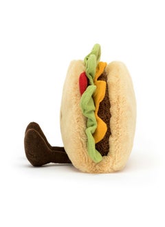 Jellycat Jellycat Amuseables Taco Stuffed Toy, 6.5 inches | Food Plush | Fun Gift Idea  - Image 2