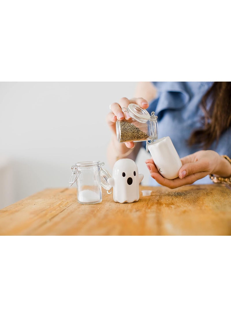 pearhead Pearhead Ghost Salt  Pepper Shakers Pepper Shakers Halloween Dcor For The Kitchen Must Have Fall Dcor Salt  Pepper Shaker For Halloween  - Image 3