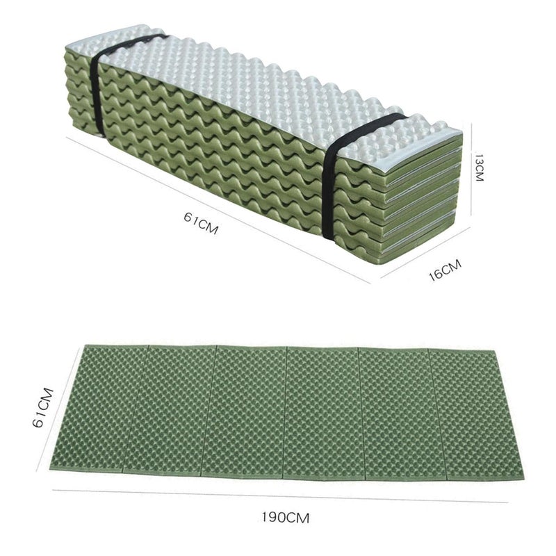 Linist حصيرة نوم للتخييم 186×57 سم، وسادة فوم XPE خفيفة الوزن مع حماية من الرطوبة وعزل | مرتبة تخييم قابلة للطي للسفر، المشي، التخييم، والمغامرات الخارجية - Image 5