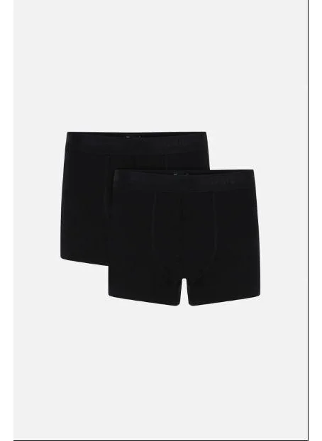 كوم Colin Cotton 2-Pack Men's Boxer - Black