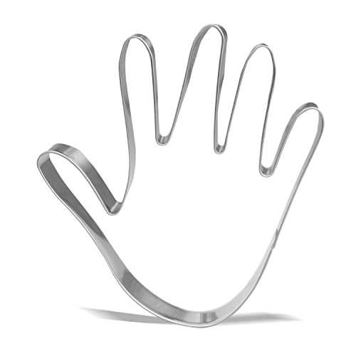 Keewah 4.8 inch Hand Cookie Cutter - Stainless Steel - Image 4