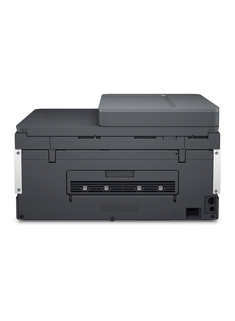 HP طابعة إتش بي سمارت تانك 750 لاسلكية الكل في واحد للطباعة والمسح الضوئي والنسخ والطباعة التلقائية على الوجهين والتغذية التلقائية للمستندات، وطباعة ما يصل إلى 18000 صفحة بحبر أسود و8000 صفحة بحبر ملون طراز 6UU47A، لون أبيض/ رمادي أبيض/رمادي - Image 5