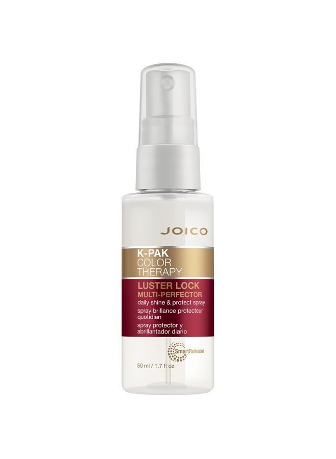 JOICO K-PAK Color Therapy Luster Lock Multi-Perfector Daily Shine & Protect Spray | For Color-Treated Hair | Instantly Detangle | Control Frizz | Boost Shine | With African Maketti & Argan Oil | 1.7 Fl Oz - Image 1