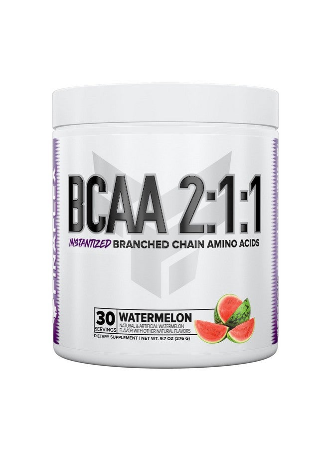 FINAFLEX Pure BCAA 2:1:1, Watermelon - 9.7 oz - Promotes Strength, Recovery & Performance - with 2:1:1 Ratio of Leucine, Isoleucine & Valine + Vitamin C - 30 Servings - Image 1