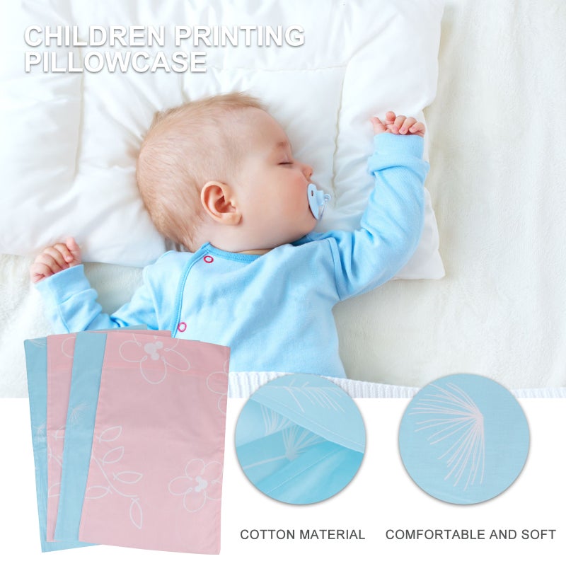 4pcs Floral Printed Pillow Covers Kid Pillowslip Children Pillowcase Cushion Cover - Image 4