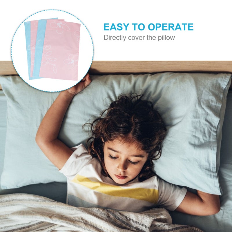 4pcs Floral Printed Pillow Covers Kid Pillowslip Children Pillowcase Cushion Cover - Image 5