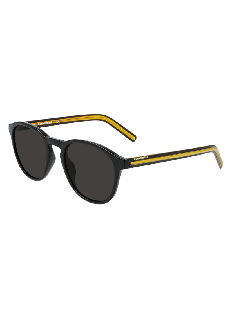 CONVERSE - Kids Unisex UV Protection Round Shape  Sunglasses CV512SY CHUCK-001-4920 - Lens Size: 49 - Black - Image 1