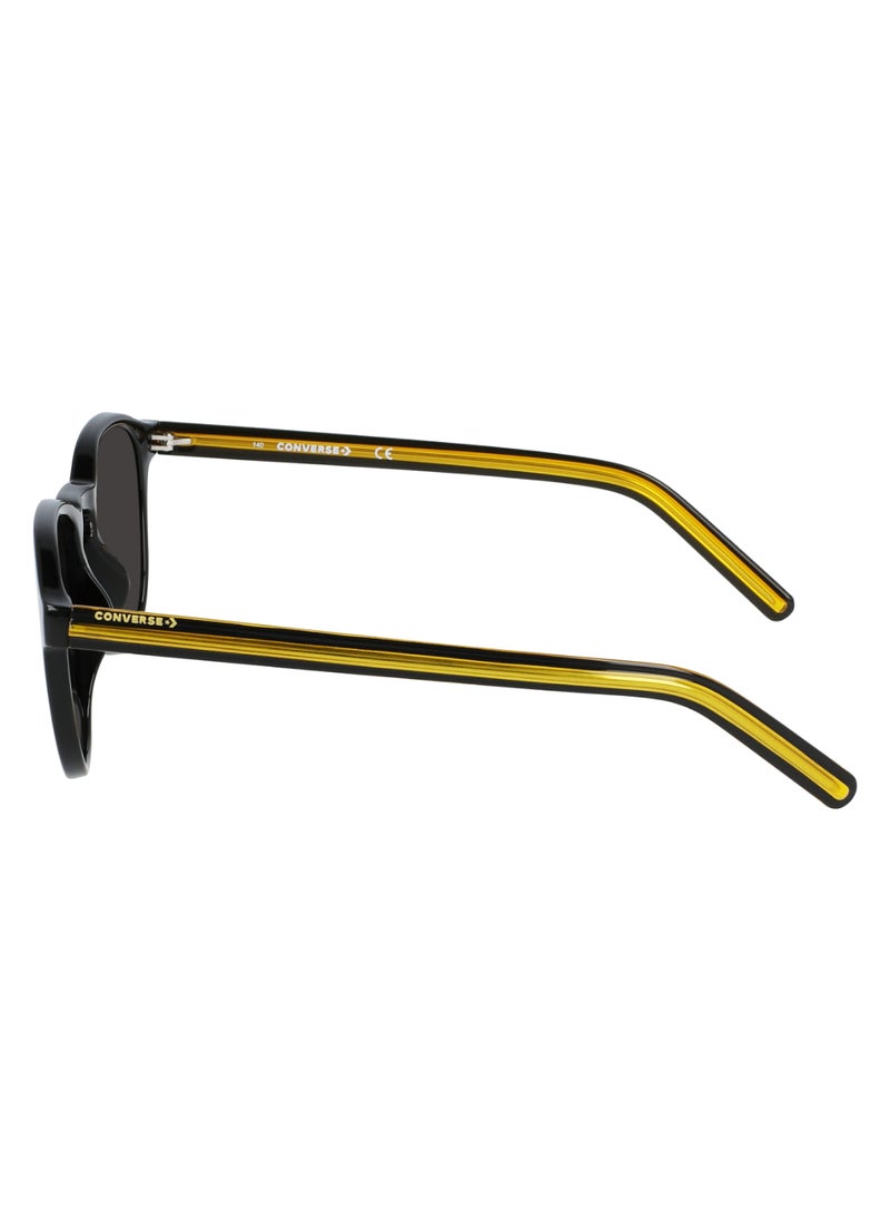 CONVERSE - Kids Unisex UV Protection Round Shape  Sunglasses CV512SY CHUCK-001-4920 - Lens Size: 49 - Black - Image 1