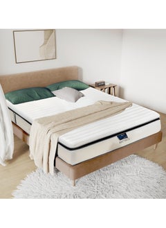 TRIVEX King Size Pocket Spring Mattress with Pillow Top 28cm Thick Innerspring Hybrid Mattress Optimal Comfort & Support Combination Long Warranty Mattress 180x200  - Image 4