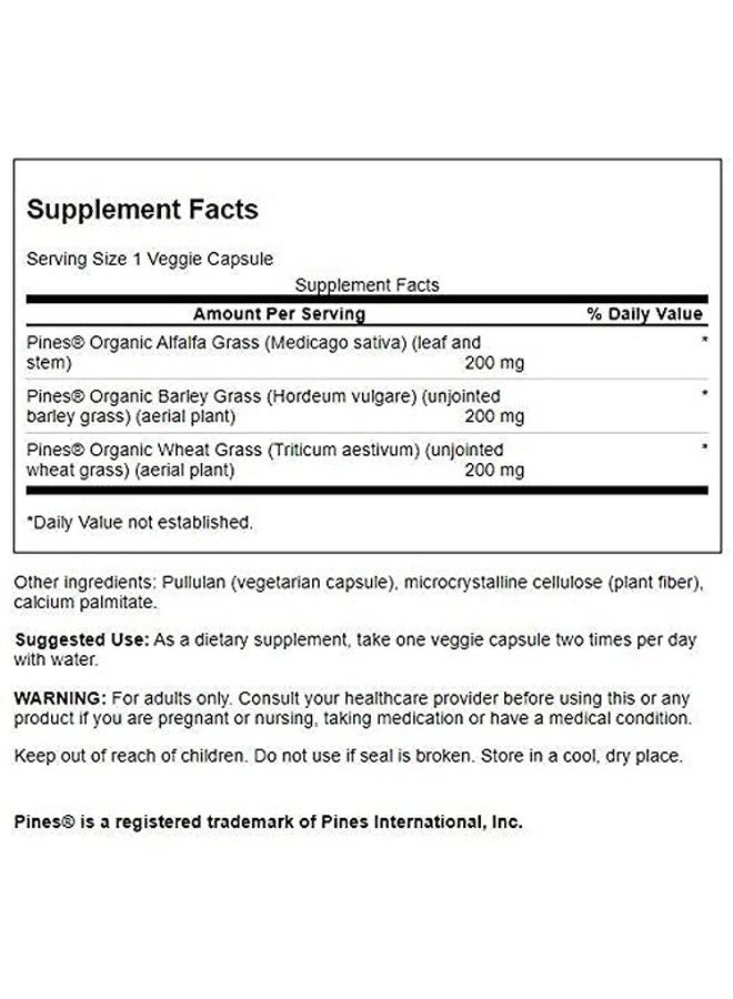 Swanson Greens Green Energy Blend 60 Veg Cap - Image 2