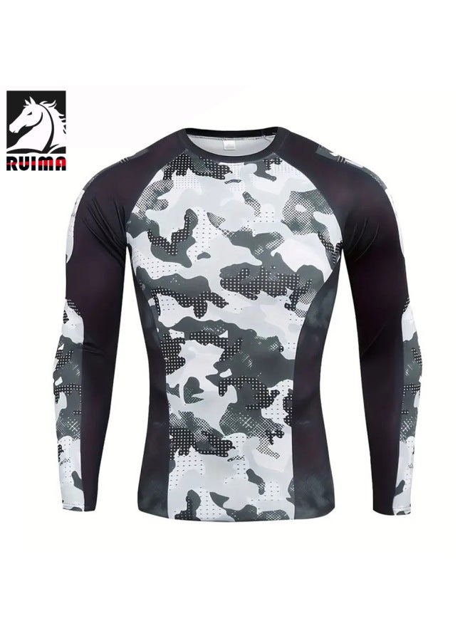 Sports Tight Long Sleeve Basketball Suit Running Gym Coaching Suit Riding Training Breathable Elastic Running Base Speed