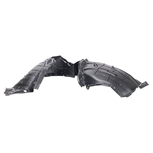 TRQ Front Right Inner Fender Liner Black Passenger Side Compatible with 2013 INFINITI JX35 2014 QX60 2013-2014 Nissan Pathfinder NI1249137 NI1249160 - Image 2