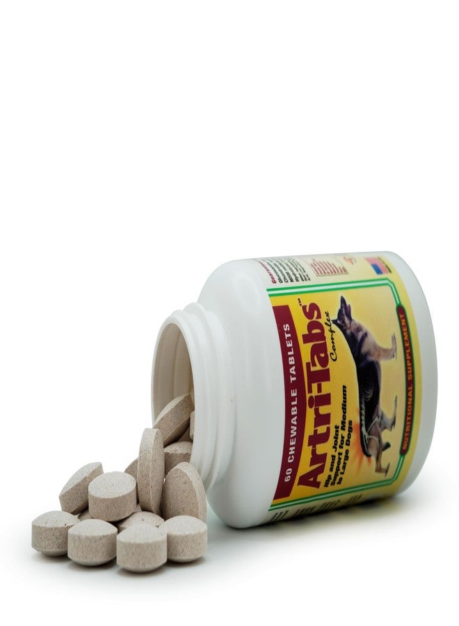 مكمل غذائي مركب من Artri-tabs من شركة Interfarma Corp | حماية الغضروف، تقليل الالتهاب، ودعم المفاصل للكلاب | مع الجلوكوزامين والكولاجين وMSM | بنكهة بيكون | 60 قرصًا. - Image 2