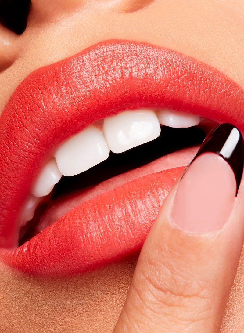 ماك كوزمتيكس احمر شفاه باودر كيس فيلفيت بلور سلم - هوت بابريكا - Image 4