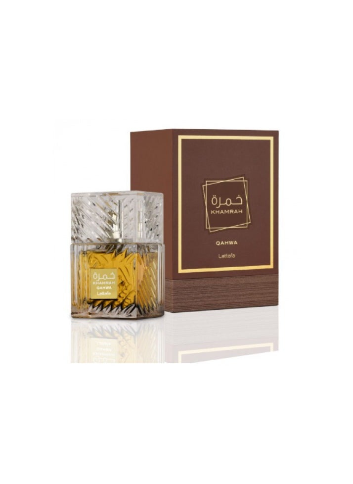 Lattafa - Khamrah Qahwa  For Unisex EDP 100ml - Image 1