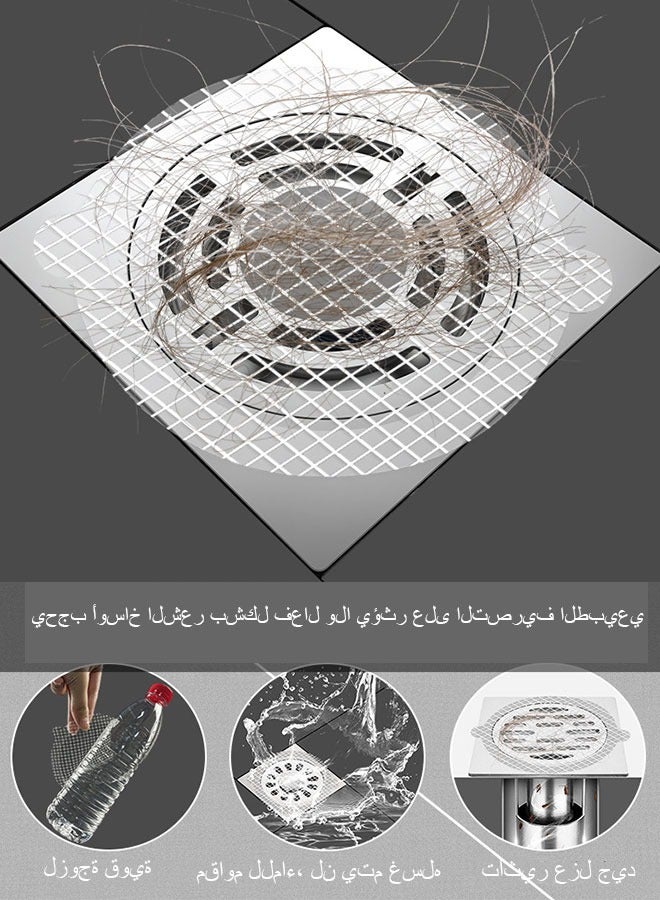10 قطع من ملصقات سدادة الصرف للمطبخ والغسيل والمرحاض - Image 3