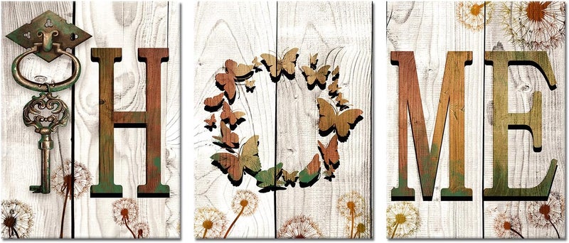 Kalormore Rustic Farmhouse Home Sweet Home Canvas Art - Image 1