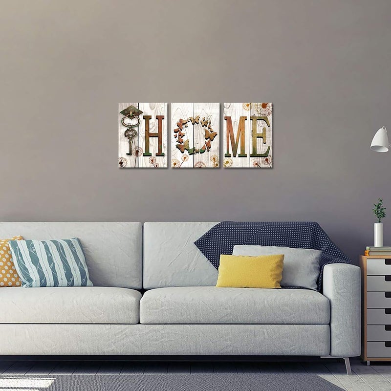 Kalormore Rustic Farmhouse Home Sweet Home Canvas Art - Image 2