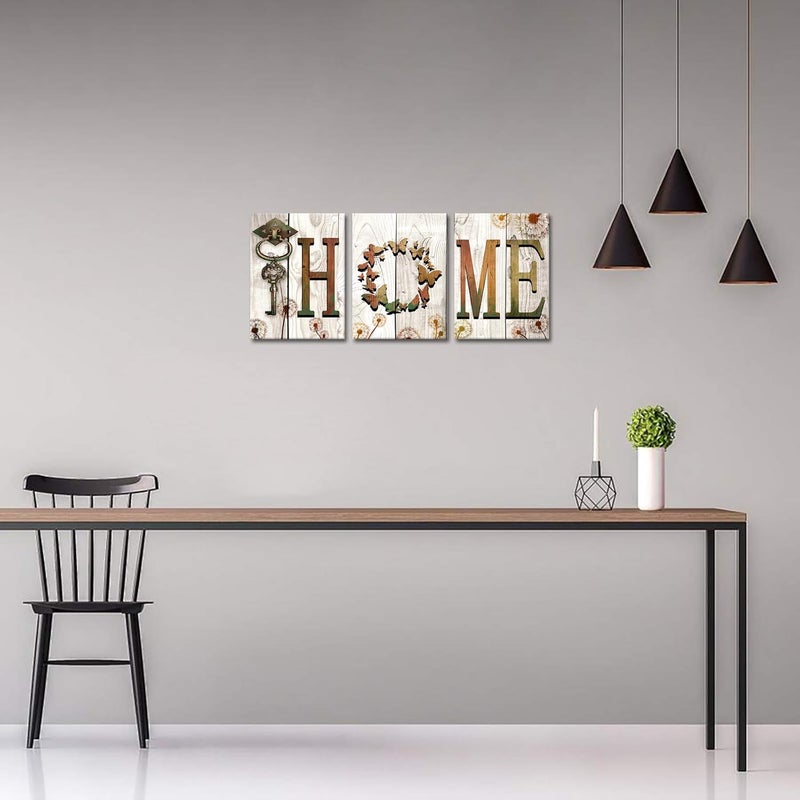 Kalormore Rustic Farmhouse Home Sweet Home Canvas Art - Image 3