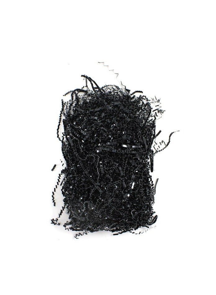 PARTY FUN Shredded Paper 50Grm/Bag Black Color  - Image 1