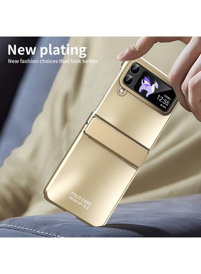 S-TOP Case For Samsung Galaxy Z Flip3 5G Electroplating All-inclusive Phone Case with Hinge - Image 5