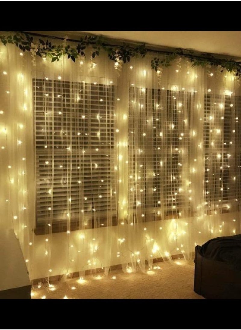 Yuwell String Light 100 Meter Warm White LED Fairy Light Curtain Light For Home And Outdoor Decoration Light 8 Mode Operated Light  - Image 2