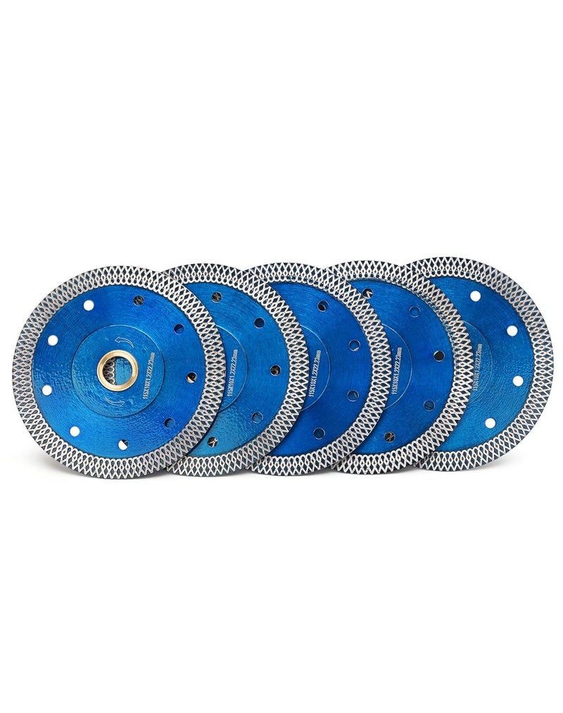 OSTEK 5Pcs/Lot Super Thin 4.5" Tile Saw Blade for Granite Marble Ceramic Porcelain Tiles - Image 1