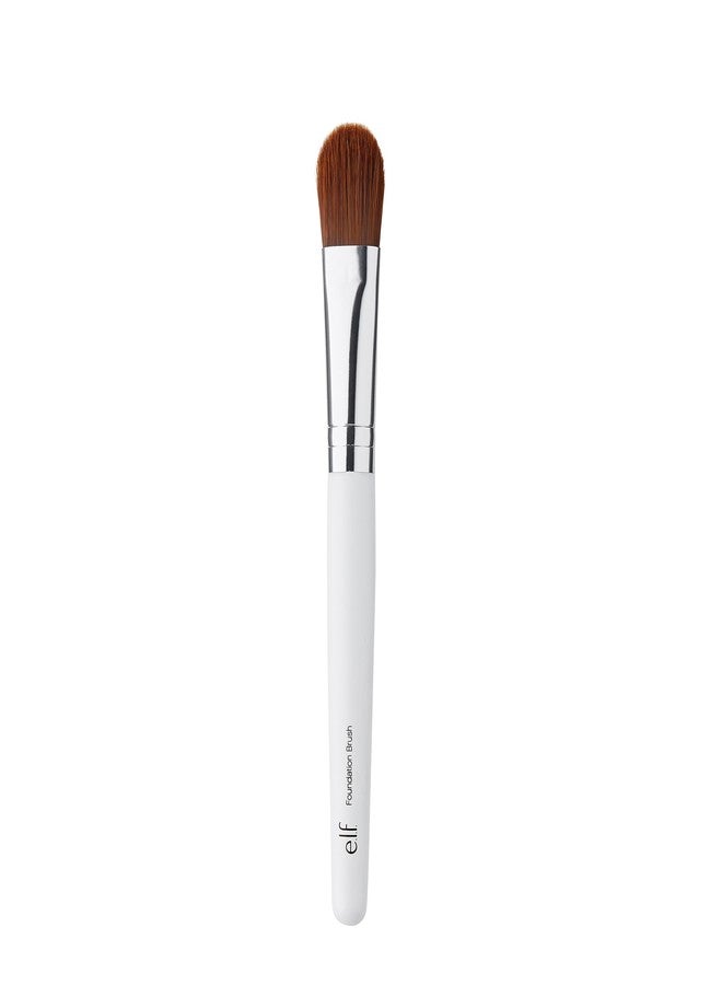 elf e.l.f. Foundation Brush, Tapered Face Makeup Brush For A Flawless, Ultra-Smooth, Poreless Finish, For Cream Or Liquid Formulas, Vegan & Cruelty-Free - Image 1