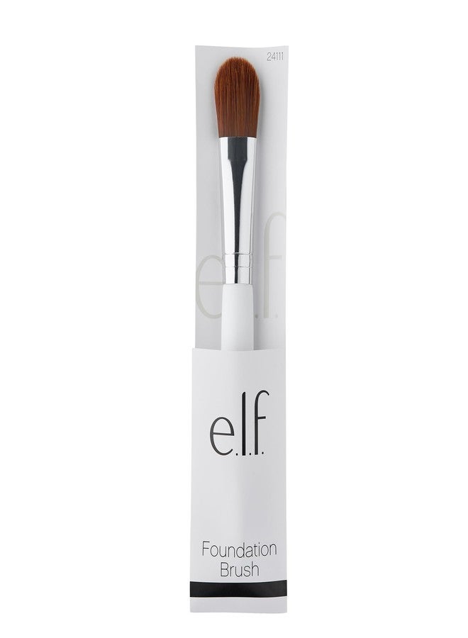 elf e.l.f. Foundation Brush, Tapered Face Makeup Brush For A Flawless, Ultra-Smooth, Poreless Finish, For Cream Or Liquid Formulas, Vegan & Cruelty-Free - Image 3