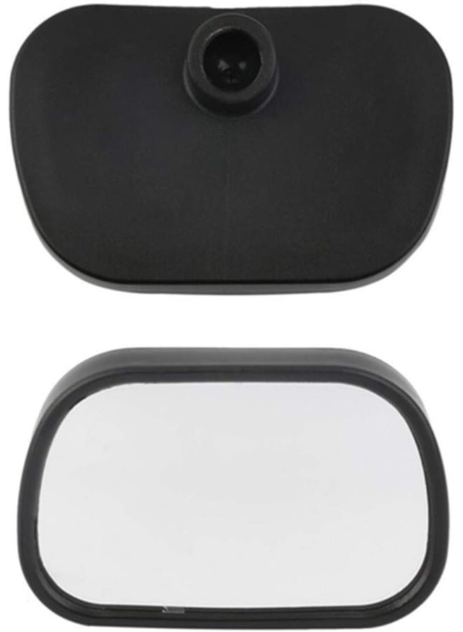 AISIBO Baby Car Mirror, Monitor Infant Child Mirror for Rear Facing Car Seat with Wide Clear View - Safety Shatterproof Rearview Mirror Adjustable Acrylic 360Â° for Back Seat(black) - Image 4