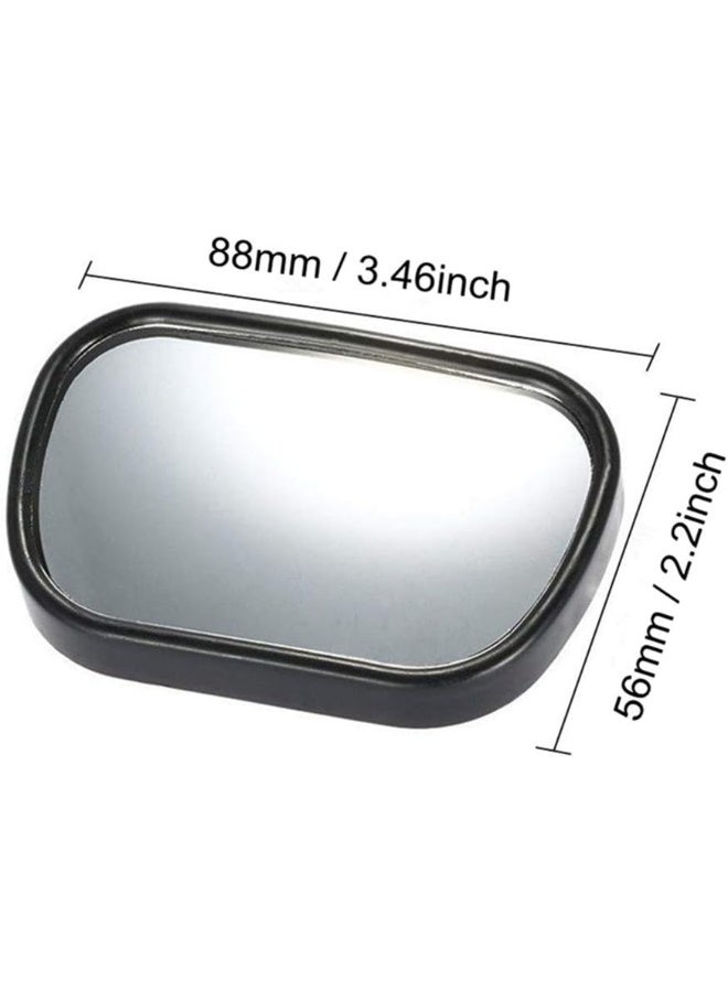 AISIBO Baby Car Mirror, Monitor Infant Child Mirror for Rear Facing Car Seat with Wide Clear View - Safety Shatterproof Rearview Mirror Adjustable Acrylic 360Â° for Back Seat(black) - Image 2