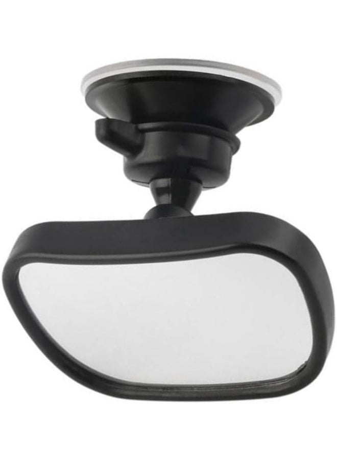 AISIBO Baby Car Mirror, Monitor Infant Child Mirror for Rear Facing Car Seat with Wide Clear View - Safety Shatterproof Rearview Mirror Adjustable Acrylic 360Â° for Back Seat(black) - Image 3